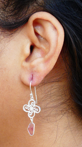 Wedding Wear Classic Sterling <b>Silver</b> Tanzanite Gemstone <b>Earrings</b> For Women - Product Image 5