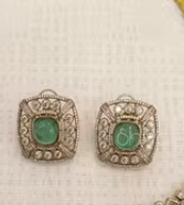 ชุดสร้อยคอทองเหลืองชุบทองคุณภาพพรีเมียม ดีไซน์ทันสมัย พร้อมต่างหู สำหรับผู้หญิง สวมใส่ในงานแต่งงานและงานปาร์ตี้ - Product Image 2