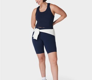 Shorts d'été décontractés pour femmes, taille haute, 100% polyester, séchage rapide, taille élastique, respirant, mode, OEM ODM, vente en gros - Product Image 1