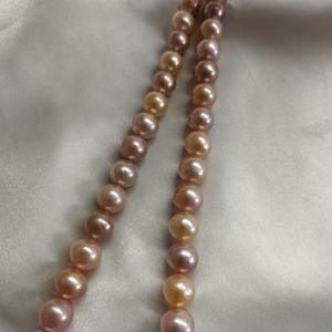 AAAA10 สร้อยคอมุกทรงกลมสวยงาม 11 มม. สีสันสดใส ผิวมันเงา ลูกปัดคุณภาพดี - Product Image 3