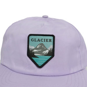 Gorra de 5 Paneles de Poliéster de Buena Calidad, de Secado Rápido, con Visera Plana, Parche Tejido Personalizado, para Deportes al Aire Libre, Senderismo, Correr, Ligera, con Cierre a Presión - Product Image 6