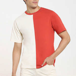 T-shirts pour hommes de haute qualité au design tendance, couleur unie, respirants, séchage rapide, personnalisables, prix abordable en vente - Product Image 1