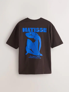 เสื้อยืดพิมพ์ลายฮิปฮอปสำหรับผู้ชายผู้หญิงสตรีทแวร์แบบหลวมๆ เสื้อยืดยูนิเซ็กส์สไตล์วินเทจลำลองแขนสั้นสำหรับฤดูร้อน - Product Image 3