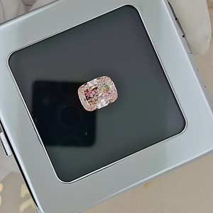 เพชรแฟนซีสีชมพูสดใส 1 ถึง 10 กะรัต ได้รับการรับรองจาก IGI ระดับ VS1 ผลิตด้วยวิธี CVD HPHT เพชรเม็ดเดี่ยวสำหรับเครื่องประดับสั่งทำ - Product Image 1