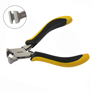 Premium Flat Ends 125mm Stainless Steel Smooth Jaws Spring Black Yellow Ergonomic Handles <b>Cutters</b> Crimping Fishing OEM Circlip - Product Image 1
