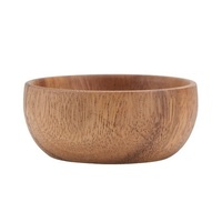 Bol en bois rustique fait main pour servir des salades fraîches, des fruits, du pain, des collations, des pâtes et pour embellir la table à manger