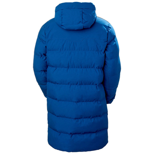 Men's Long Hooded Down Puffer Jacket Windproof <b>Thick</b> <b>Winter</b> <b>Coat</b> Blue Casual Zipper Closure Regular Fit - Product Image 2