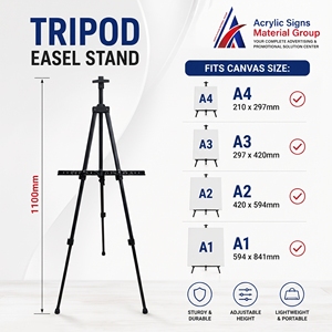 Support d'affichage réglable en hauteur 1100 mm pour cadres d'affiches A4 A3 A2 A1 – Fournisseur Malaisie - Product Image 6