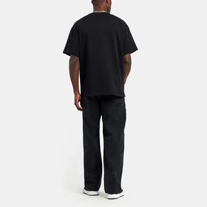 เสื้อยืดฮิปฮอปคอโอ แขนยาว ทรงหลวม ผ้าคอตตอนถักเนื้อหนา 100%  ตกแต่งด้วยคริสตัล  รุ่นใหม่ล่าสุด ผลิตในบังกลาเทศ - Product Image 5