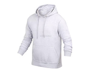 Venta caliente de los hombres 100% algodón pulóver Sudadera con capucha logotipo personalizado Slim Fit moda liso polar Fitness sudadera invierno Casual - Product Image 2