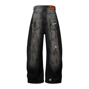 Jeans de Estilo Boyfriend Personalizados con Correa Ajustable, Transpirables, Impermeables, de Secado Rápido, Cintura Media, Tela Vaquera Ligera, Proveedor OEM - Product Image 3
