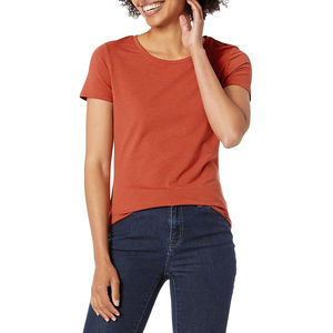 Nuevas camisetas de algodón casuales de verano con el mejor diseño para mujer, transpirables para uso diario, tela suave y ligera. - Product Image 1