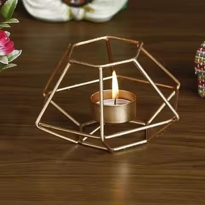 Mandir Metal Tealight Candle Holder Diwali Decoration Decorative <b>Stand</b> for Temple Home Decor - Product Image 2