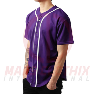 Camisetas de béisbol personalizadas profesionales con serigrafía, impresión de logotipos personalizados, camisetas de béisbol en venta - Product Image 5