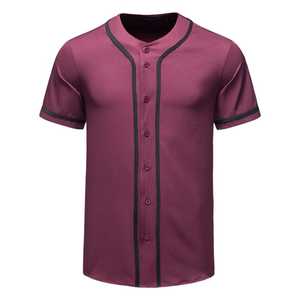 Maillot de baseball pour homme, vêtement de sport régulier, sublimation, faible MOQ, prix abordable, avec logo d'équipe de club personnalisé. - Product Image 1
