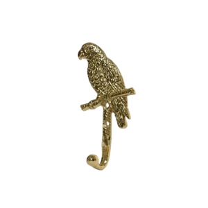 Custom Handmade Metal Parrot <b>Wall</b> Mounted Coat <b>Hook</b> Decorative Animal Metal <b>Key</b> Holder Single Hanger <b>Hook</b> Wholesale - Product Image 1