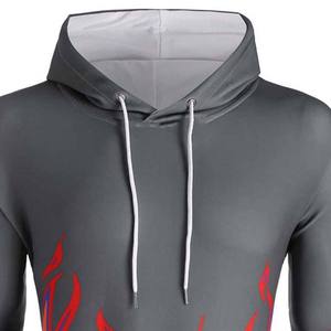 Sudadera con capucha premium cálida para hombre con cremallera, color liso, logo frontal, 100% algodón polar, otoño, venta al por mayor, OEM, ODM, personalizada 2026 - Product Image 3