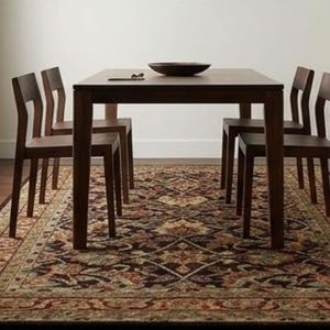 Persian Style Medallion Area <b>Rug</b> Rectangle Wool Polyester Hand Knotted Medium Pile Non Slip Rubber Backing <b>Living</b> <b>Room</b> Decor - Product Image 3