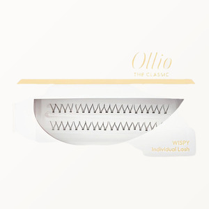 wimpern Olrio Korean K-Beauty Olio The Classic Cluster <b>Eyelashes</b> Single Pack - Wispy 11mm Made in Korea - Product Image 2
