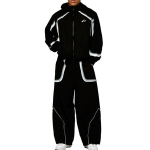 Custom <b>Black</b> Reflective <b>Windbreaker</b> Color Changing Waterproof Water Reactive Hiking <b>Windbreaker</b> jacket for men OEM Supplier USA - Product Image 2