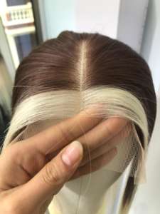 100% Raw vietnamita Remy Hair Weft Bone Straight para Ombre Brown & Blonde Soft Silky HD Lace Super Quality Fast Worldwide Shippi - Product Image 4