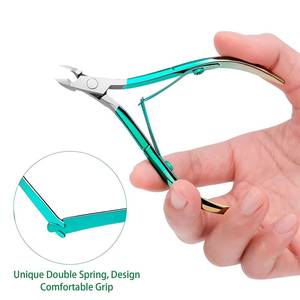 Coupe-ongles en acier inoxydable, lames courbées et aiguisées, ouverture de mâchoire large de 10,0 mm, forme plate/ronde, utilisation au doigt, durable, nouveau, portable - Product Image 4