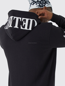 Thermique Vente Chaude Velours doublure vierge Zipper hoodies haute qualité surdimensionné polaire à capuche pleine fermeture éclair streetwear à capuche - Product Image 2