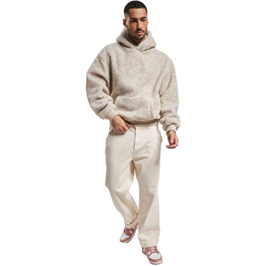 Sweat à capuche unisexe surdimensionné de haute qualité, dernier design, uni et sans motif, pour homme, poids lourd, idéal pour l'hiver - Product Image 2