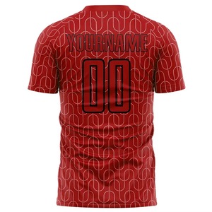 เสื้อฟุตบอลแบบแห้งเร็ว โพลีเอสเตอร์ 100% แบบสั่งทำพิเศษ แขนสั้นสำหรับผู้ใหญ่ พิมพ์ลายดิจิทัล ชุดทีม บริการ OEM - Product Image 3