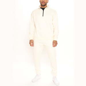 High Quality Plain Custom Logo Streetwear Lightweight <b>Leisurewear</b> Tracksuits Sportswear Hoodies Jogger Set Men's Sweat Suits - Product Image 6
