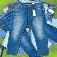 Jeans Stocklot Bangladesh-Marque Étiquette Hommes Denim Stock lot jean Fournisseurs Original Exportation Stocklot Denim Jeans Pantalon Vente en Gros