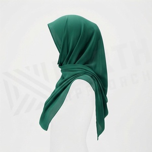 Hiyab de Chifón de Color Sólido para Mujer, Transpirable, para Uso Diario, Pañuelo Étnico de Oriente Medio - Product Image 3