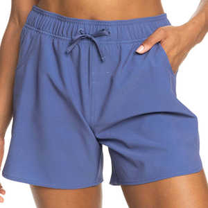 Shorts décontractés pour femmes, couleur vert olive, taille élastique, style streetwear d'été, broderie écologique, légers, coupe régulière, pour la détente - Product Image 4