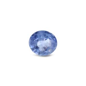 Loose 3.1 Carat Oval Faceted Blue Sapphire Gemstone for Fine Jewelry - Product Image 1