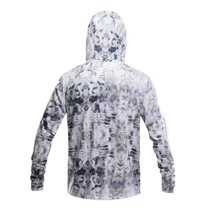Haut de pêche à manches longues pour homme UPF 50 avec protection intégrale du visage, motif imprimé, anti-UV, respirant pour l'extérieur - Product Image 6