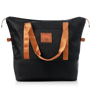 Set di bagagli in ABS espandibile da 4 pezzi con ruote Spinner di 360 gradi marrone nero borsa da viaggio porta valigia Set - Product Image 4