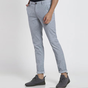 Pantalones chinos de estilo retro para hombre del mejor fabricante, corte recto, hechos con buen material de tela de algodón. - Product Image 4