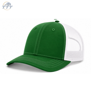 Casquette de camionneur en maille marron et blanche personnalisée en gros |   Casquette Snapback à 6 Panneaux Brodés en 3D, Fabrication OEM ODM au Vietnam - Product Image 3