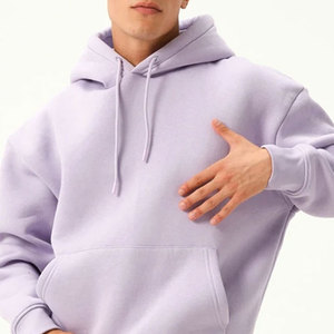 Personnalisez vos propres sweats à capuche d'hiver pour hommes en gros - Polaire de haute qualité, respirant, avec poche unie, manches longues, style décontracté streetwear - Product Image 2