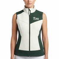 WIZE INTERNATIONAL Gilet d'équitation unisexe sans manches coupe-vent, couleur unie, style pull, taille haute, longueur intégrale, respirant