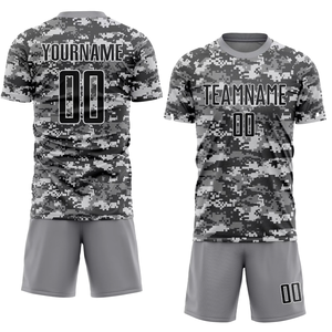 High Performance Soccer Ball Uniform Breathable Football Jersey Shorts Set Heat-Transfer Printing 100% Polyester for Practice - Product Image 6
