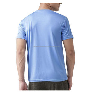 Meilleur nouveau t-shirt de sport pour homme, conçu sur mesure, service OEM ODM complet, séchage rapide, fitness, sport, coupe ample - Product Image 2