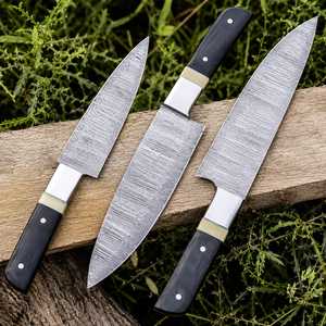 Multi Purpose <b>Kitchen</b> Chef <b>Knife</b> Set with <b>Sharp</b> Damascus Steel Blades Comfortable Non Slip Handles for Daily Use Chef <b>Knife</b> Set - Product Image 2