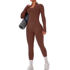 Servicio OEM, Conjunto de Yoga de 3 Piezas con Logotipo Personalizado, Conjunto de Yoga Premium de Talla Grande para Mujer, Conjunto de Yoga de Secado Rápido - Product Image 2