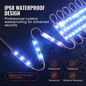 400 Pezzi Moduli LED RGB da 63 Metri, Luci LED 5050 SMD a 3 Colori con Telecomando per Vetrine - Product Image 5