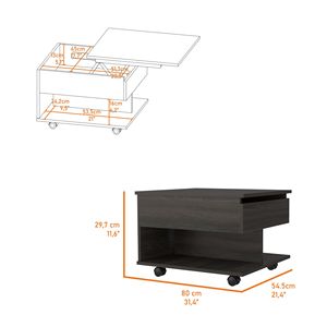 Tavolino da caffè Portland con piano sollevabile - Product Image 4