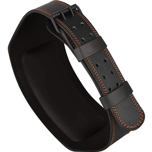 High quality gym leather belt weightlifting waist support fitness bodybuilding heavy duty durable adjustable Waist Belt - Product Image 4