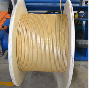 Cable de Bobinado Rectangular de Cobre Sólido Clase H, Doble Recubrimiento de Fibra de Vidrio, Esmaltado, IP40, 5.00 x 2.8 mm - Product Image 2