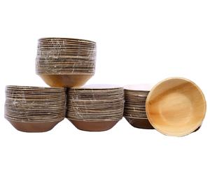 Personnalisez l'assiette à couverts jetable avec l'assiette durable d'areca de paume pour la conception gravée de portion de partie du fournisseur expérimenté - Product Image 5