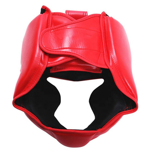Protector de Cabeza de Boxeo de Cuero Negro con Doble Visera, Protección para MMA y Kick Boxing, Casco de Entrenamiento Personalizado, Diseño Personalizado al por Mayor - Product Image 5